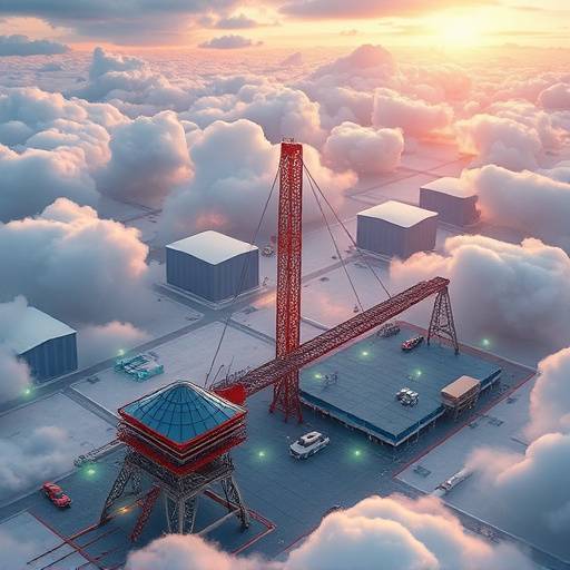 A digital representation of the STC network infrastructure, showing the interconnectedness and upgrades being implemented for improved service quality.